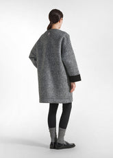 WOOLY SCUBA COAT - BLACK - BLACK | DEHA