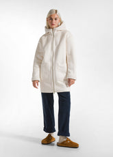 ECO-FRIENDLY SHEEPSKIN COAT - WHITE - Jackets & Vests | DEHA