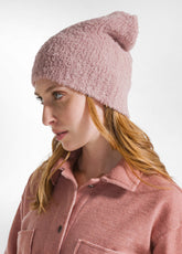 MÜTZE AUS BOUCLE' - PINK - Warm und gemütlich | DEHA