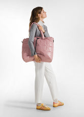 BORSA SHOPPER TRAPUNTATA ROSA - MISTY ROSE | DEHA