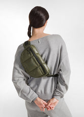 GESTEPPTE GÜRTELTASCHE - GRUEN - OLIVE GREEN | DEHA