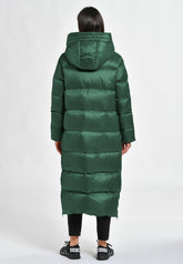 LONG DOWN JACKET, GREEN - ESMERALD GREEN | DEHA