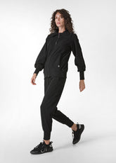 LOUNGE POLAR FLEECE JACKET, BLACK - BLACK | DEHA