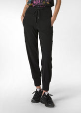 LOUNGE POLAR FLEECE JOGGER, BLACK - BLACK | DEHA