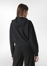 KAPUZENSWEATSHIRT AUS MODAL, SCHWARZ - BLACK | DEHA