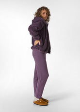 GIACCA ORSETTO CON ZIP VIOLA - PURPLE VIOLET | DEHA