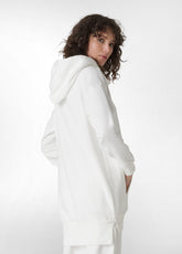 OVERSIZE KOMFORT-SWEATSHIRT MIT REISSVERSCHLUSS, - MILK WHITE | DEHA