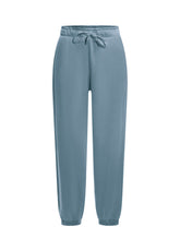 PLUSH COMFORT TROUSERS - BLUE - MIDBLUE | DEHA