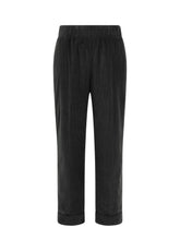 GERADE CORDHOSE - SCHWARZ - BLACK | DEHA