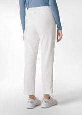 GABARDINE STRAIGHT PANTS, WHITE - MILK WHITE | DEHA