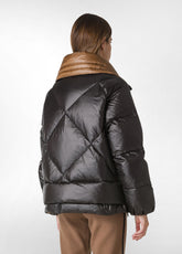 PUFFER DOWN JACKET, BLACK - BLACK | DEHA