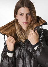 PUFFER DOWN JACKET, BLACK - BLACK | DEHA