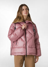 PUFFER DOWN JACKET, PINK - DECO' ROSE | DEHA