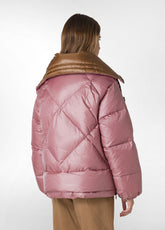 PUFFER DOWN JACKET, PINK - DECO' ROSE | DEHA