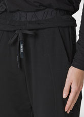 PANTALONE JOGGER BANDE LOGO NERO - BLACK | DEHA