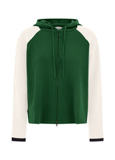 CARDIGAN COLOR BLOCK VERDE - GRASS GREEN | DEHA