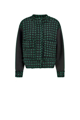 COMBINED TWEED JACKET - GREEN - Jacket - Outlet | DEHA