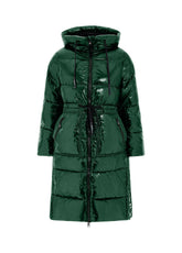 LONG PADDED JACKET - GREEN - Jacket - Outlet | DEHA