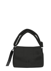 QUILTED HAND BAG - BLACK - BLACK | DEHA