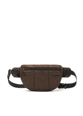 QUILTED BELT BAG - BROWN - COFFEE BROWN | DEHA