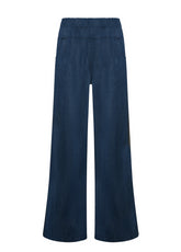 PALAZZO-HOSE AUS DENIM LYOCELL - BLAU - DARK BLUE DENIM | DEHA