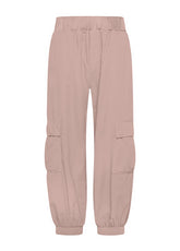 PANTALONE CARGO IN VELLUTO ROSA - Pantaloni cargo | DEHA