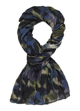 WOOLY ALLOVER SCARF - BLUE - WATERCOLOR BLUE | DEHA