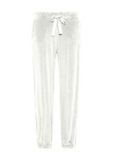 CHENILLE LOUNGE JOGGER - WHITE - RESTART WITH YOGA | DEHA