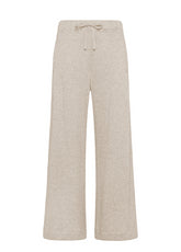 LUREX PALAZZO PANTS - WHITE - CREAM | DEHA