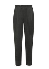 PINSTRIPED STRAIGHT PANTS - GREY - Pulse | DEHA