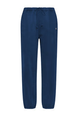 MARMORIERTE KOMFORT SWEATHOSE - BLAU - NIGHT BLUE | DEHA