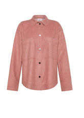 LIGHT BOILED WOOL SHIRT - PINK - MISTY ROSE | DEHA