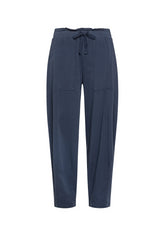 PANTALONE BALLOON IN GABARDINE DI MODAL BLU - Leisurewear | DEHA