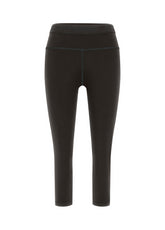 LEGGINGS 7/8 JERSEY-STRETCH NERO - RESTART WITH YOGA | DEHA