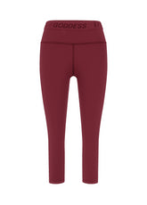 LEGGINGS 7/8 JERSEY-STRETCH ROSSO - RESTART WITH YOGA | DEHA