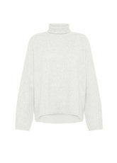 LOUNGE-PULLOVER MIT STEHKRAGEN - WEISS - MILK WHITE | DEHA