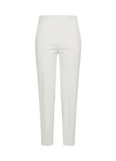 TEXTURED STRAIGHT PANTS - WHITE - Pulse | DEHA