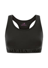 RACER BACK SPORT BRA - BLACK - RESTART WITH YOGA | DEHA