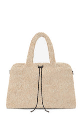 TEDDY SHOPPER BAG - WHITE - Warm and Cozy | DEHA