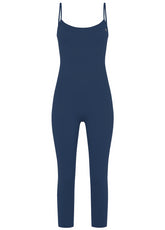 RECYCLED MICROFIBRE BODYSUIT - BLACK - NIGHT BLUE | DEHA