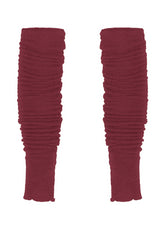 LEGWARMER AUS BOUCLE - ROT - Warm und gemütlich | DEHA