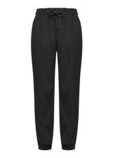 PANTALONE JOGGER IN DENIM LYOCELL NERO - BLACK | DEHA