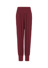 PANTALONE ODALISCA IN VISCOSA ROSSO - RESTART WITH YOGA | DEHA