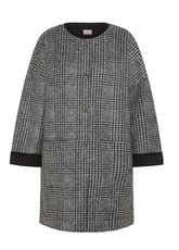 WOOLY SCUBA COAT - BLACK - BLACK | DEHA