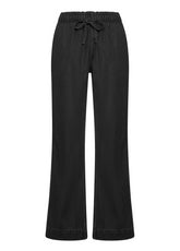 PANTALONE DRITTO IN DENIM LYOCELL NERO - BLACK | DEHA