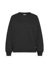 ELASTICATED BOTTOM SWEATSHIRT - BLACK - Pulse | DEHA