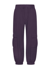 PANTALONE CARGO IN VELLUTO VIOLA - Pantaloni cargo | DEHA