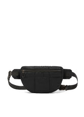 QUILTED BELT BAG - BLACK - BLACK | DEHA