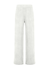 KNITTED COMFORT JUMPSUIT - WHITE - SHOP BY LOOK | DEHA