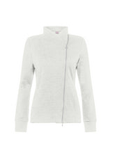 GIACCA BIKER EFFETTO MATELASSE' BIANCO - MILK WHITE | DEHA